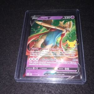 2021 Pokemon Celebrations Basic Zacian V #016/025